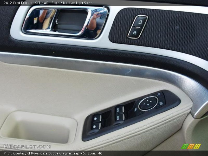 Black / Medium Light Stone 2012 Ford Explorer XLT 4WD