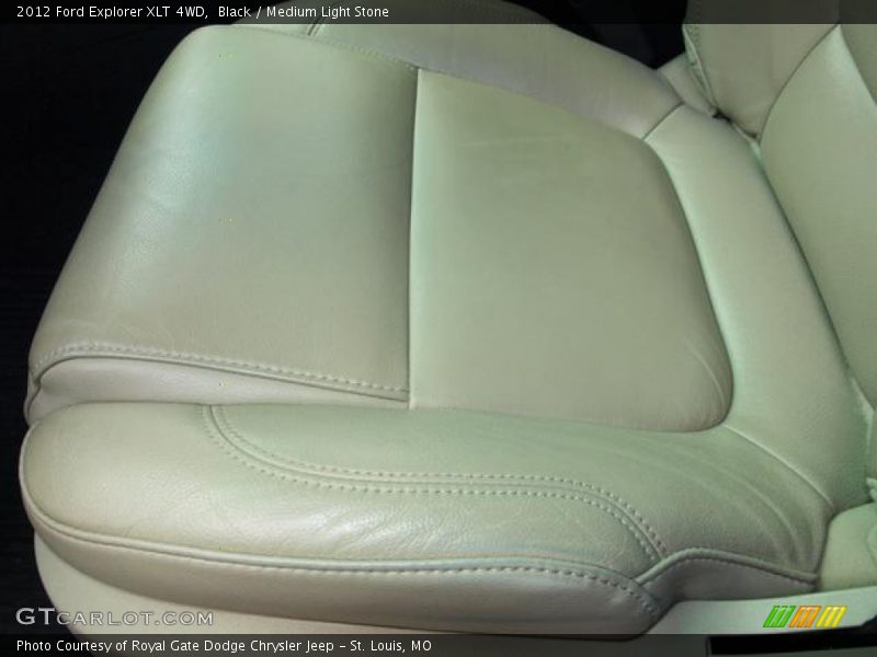 Black / Medium Light Stone 2012 Ford Explorer XLT 4WD