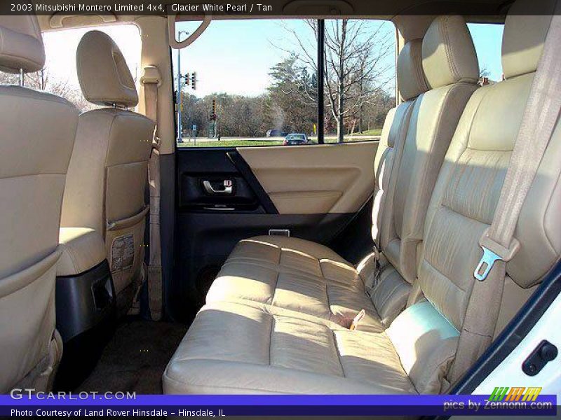 Glacier White Pearl / Tan 2003 Mitsubishi Montero Limited 4x4