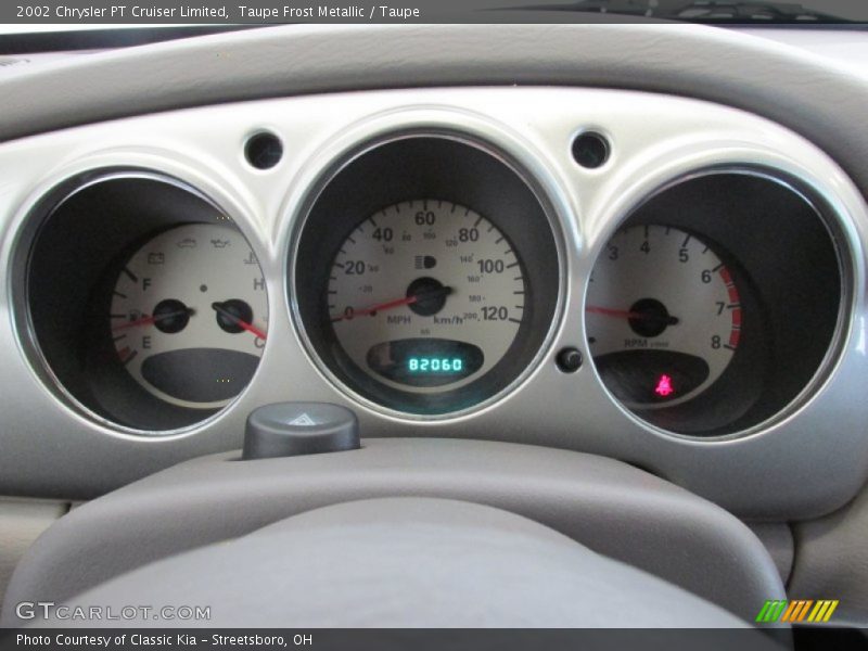 Taupe Frost Metallic / Taupe 2002 Chrysler PT Cruiser Limited