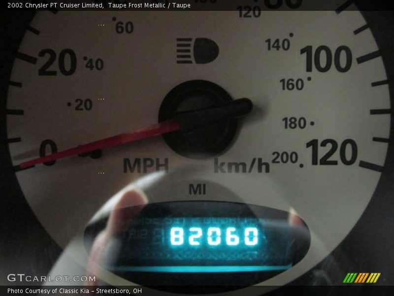 Taupe Frost Metallic / Taupe 2002 Chrysler PT Cruiser Limited