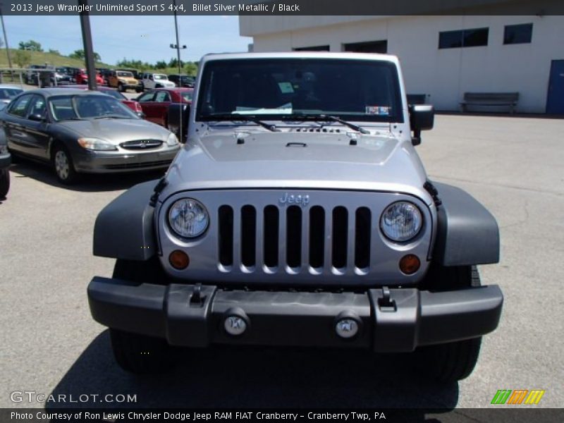 Billet Silver Metallic / Black 2013 Jeep Wrangler Unlimited Sport S 4x4