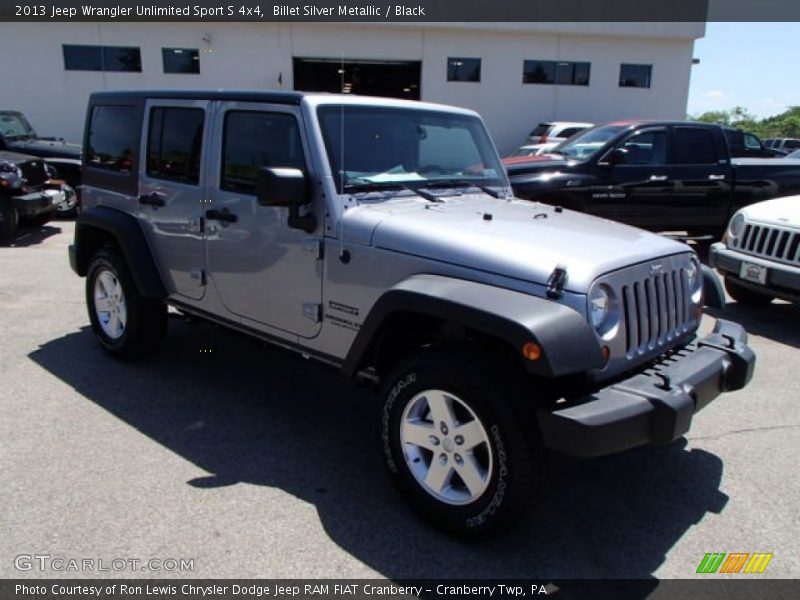 Billet Silver Metallic / Black 2013 Jeep Wrangler Unlimited Sport S 4x4