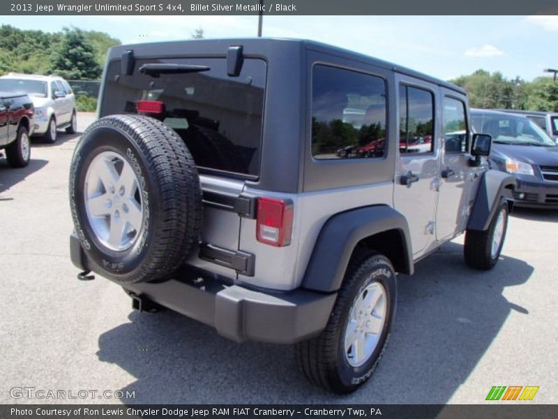 Billet Silver Metallic / Black 2013 Jeep Wrangler Unlimited Sport S 4x4