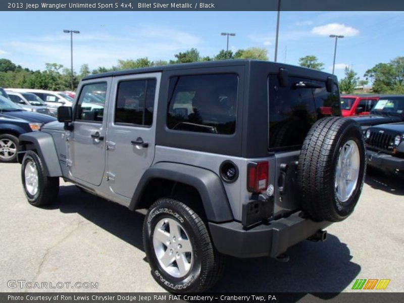Billet Silver Metallic / Black 2013 Jeep Wrangler Unlimited Sport S 4x4