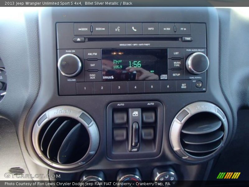 Billet Silver Metallic / Black 2013 Jeep Wrangler Unlimited Sport S 4x4