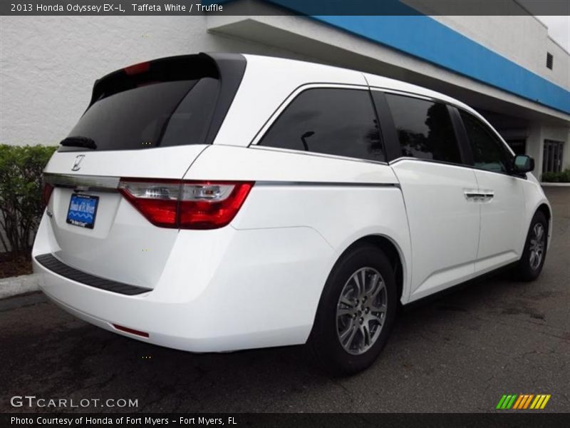 Taffeta White / Truffle 2013 Honda Odyssey EX-L