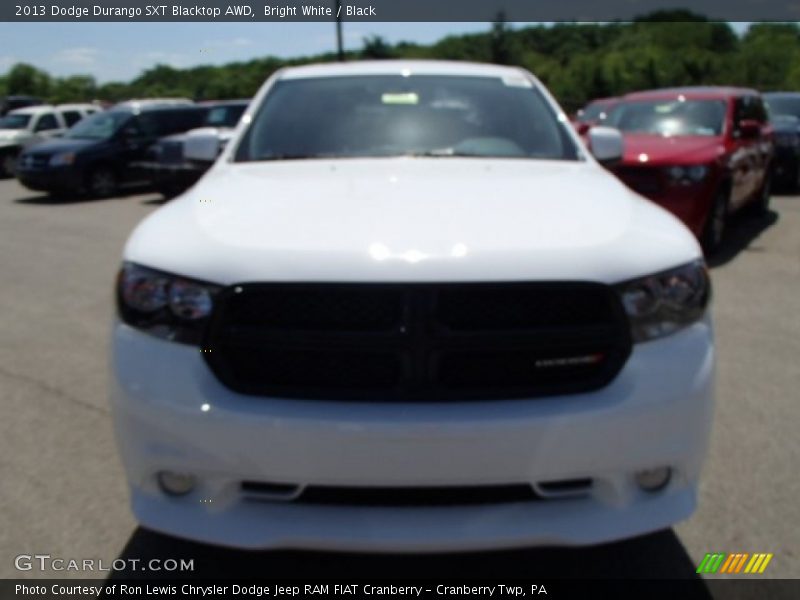 Bright White / Black 2013 Dodge Durango SXT Blacktop AWD