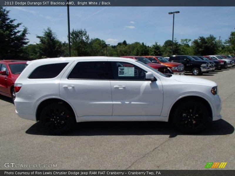 Bright White / Black 2013 Dodge Durango SXT Blacktop AWD