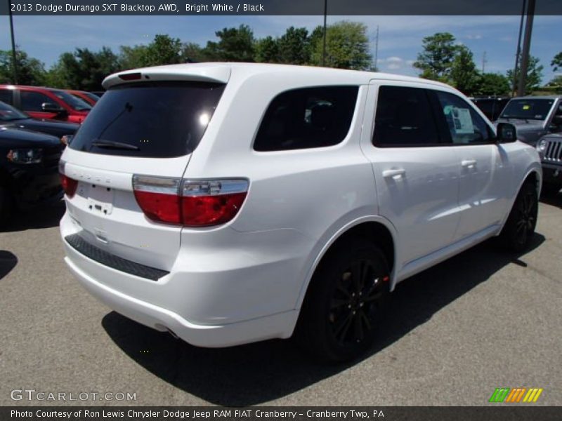 Bright White / Black 2013 Dodge Durango SXT Blacktop AWD