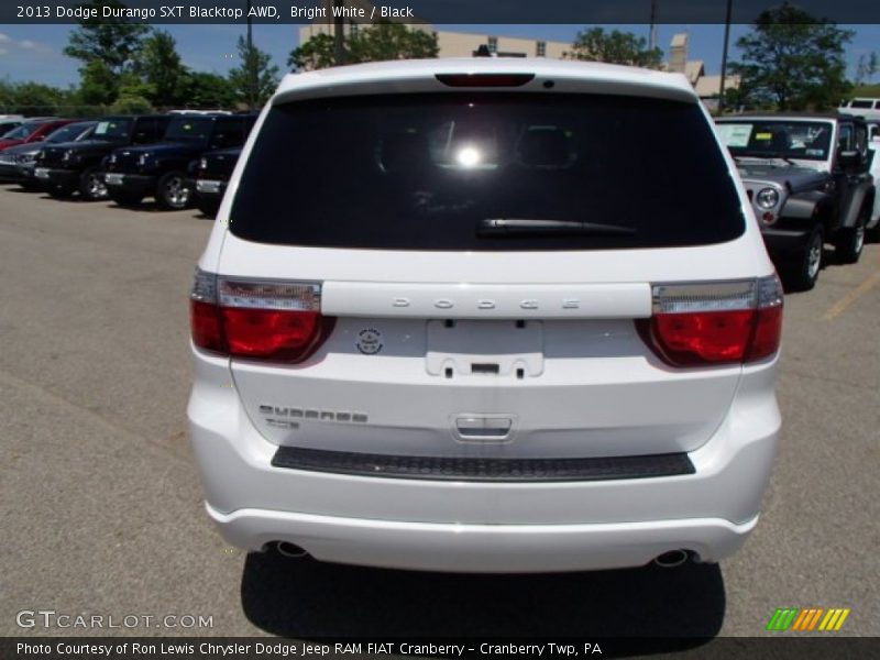 Bright White / Black 2013 Dodge Durango SXT Blacktop AWD