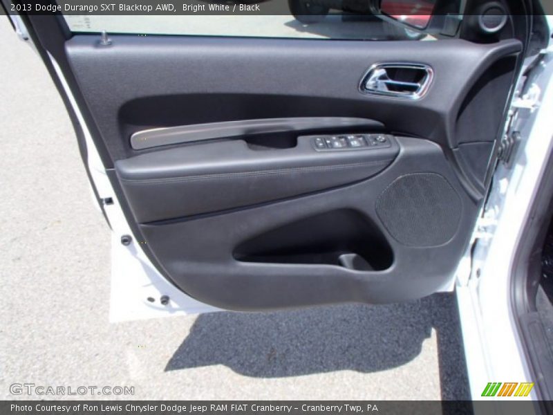 Bright White / Black 2013 Dodge Durango SXT Blacktop AWD