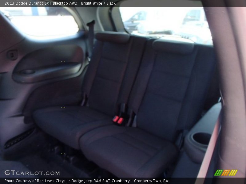 Bright White / Black 2013 Dodge Durango SXT Blacktop AWD