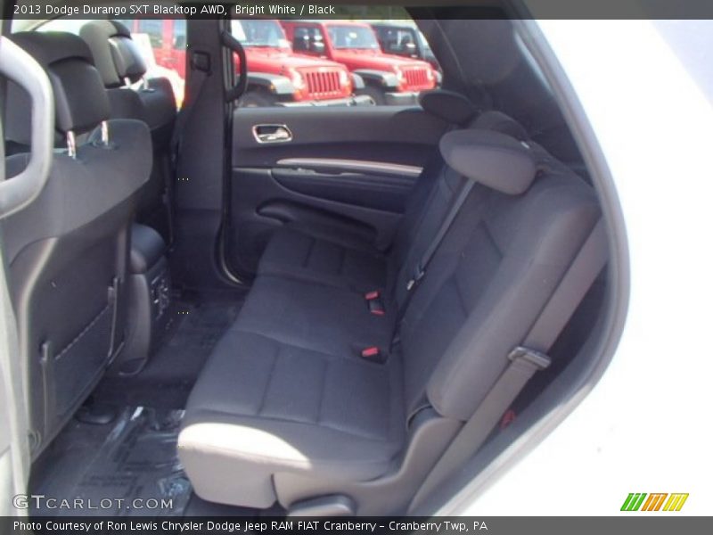 Bright White / Black 2013 Dodge Durango SXT Blacktop AWD
