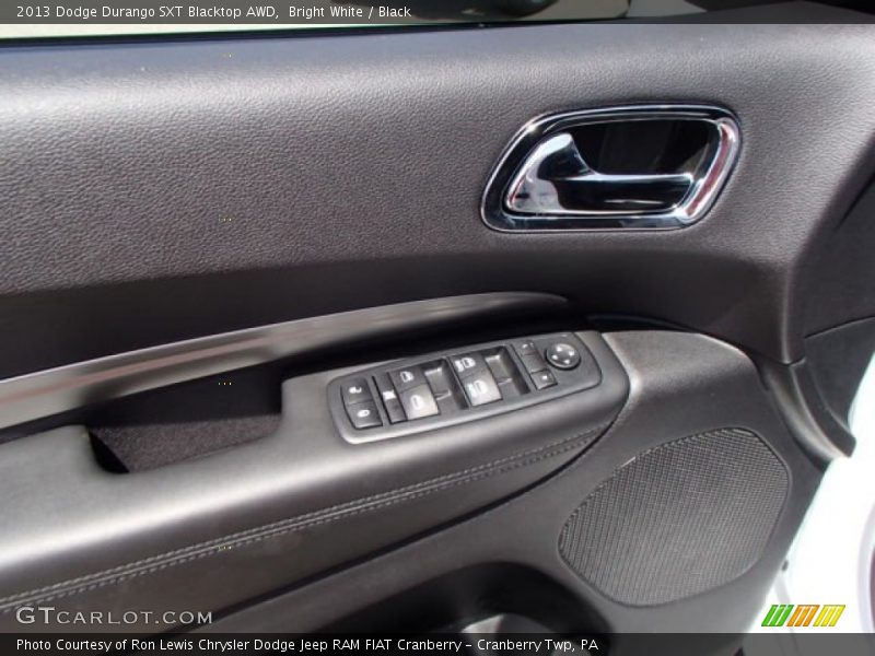 Bright White / Black 2013 Dodge Durango SXT Blacktop AWD