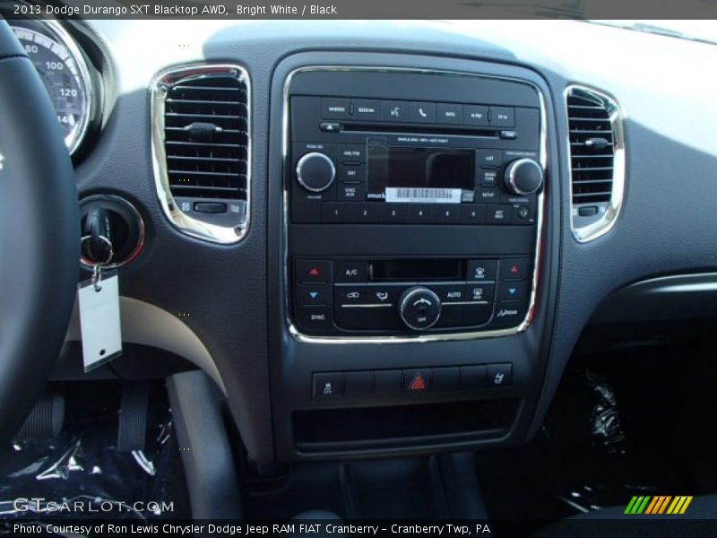 Bright White / Black 2013 Dodge Durango SXT Blacktop AWD