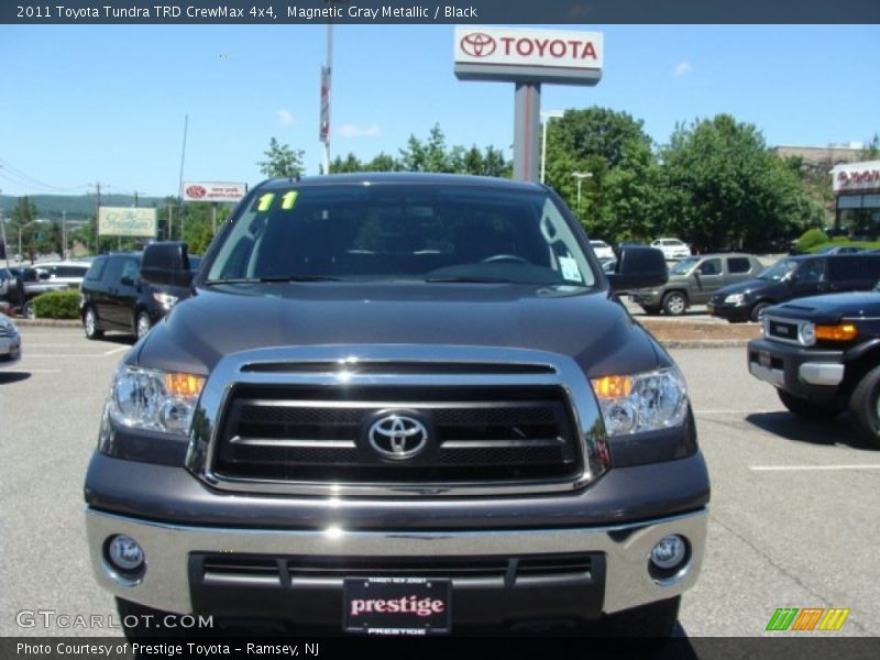 Magnetic Gray Metallic / Black 2011 Toyota Tundra TRD CrewMax 4x4