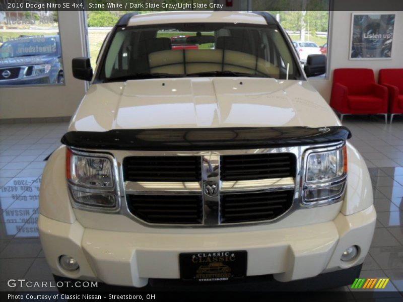 Stone White / Dark Slate Gray/Light Slate Gray 2010 Dodge Nitro SE 4x4