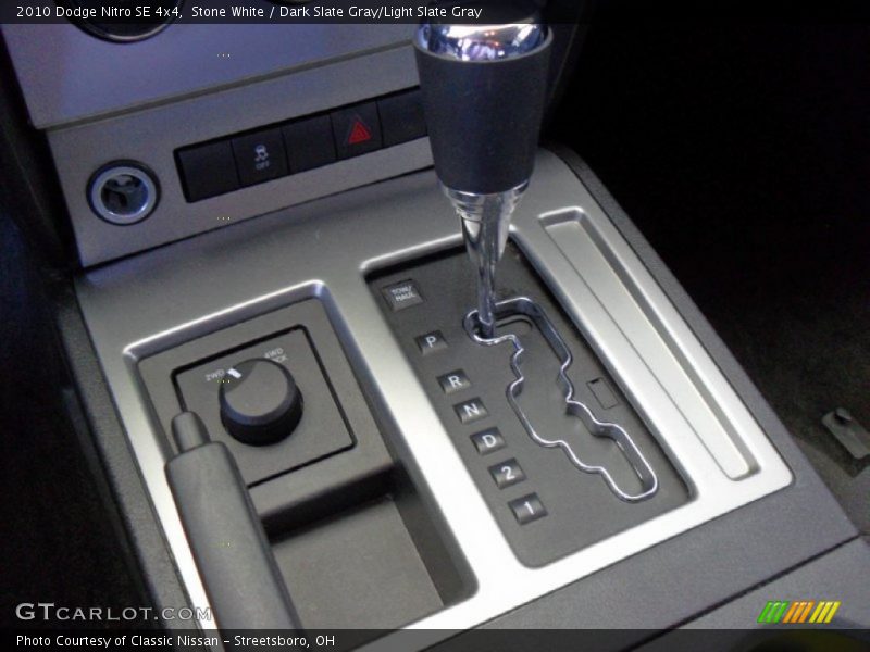 Stone White / Dark Slate Gray/Light Slate Gray 2010 Dodge Nitro SE 4x4