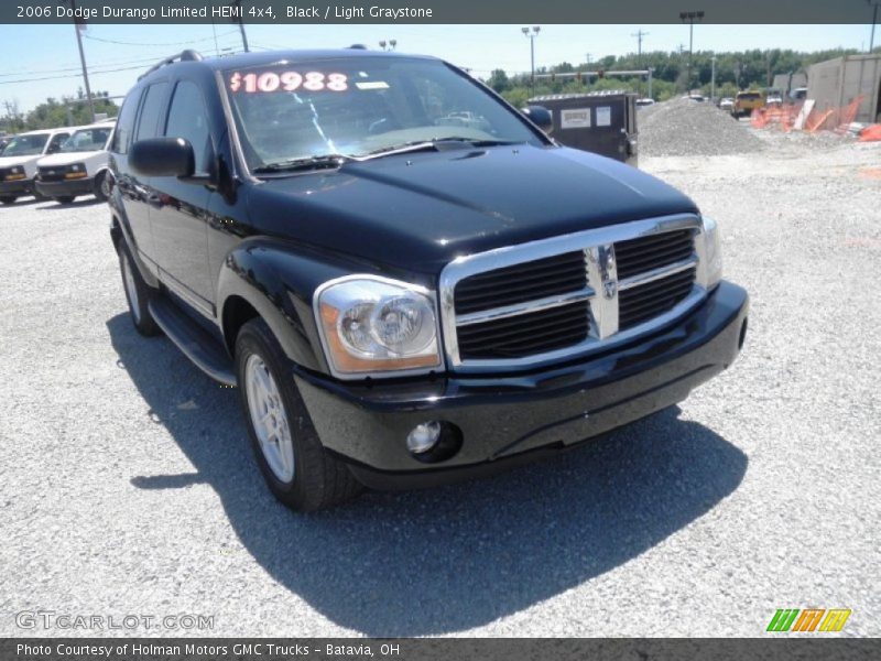 Black / Light Graystone 2006 Dodge Durango Limited HEMI 4x4
