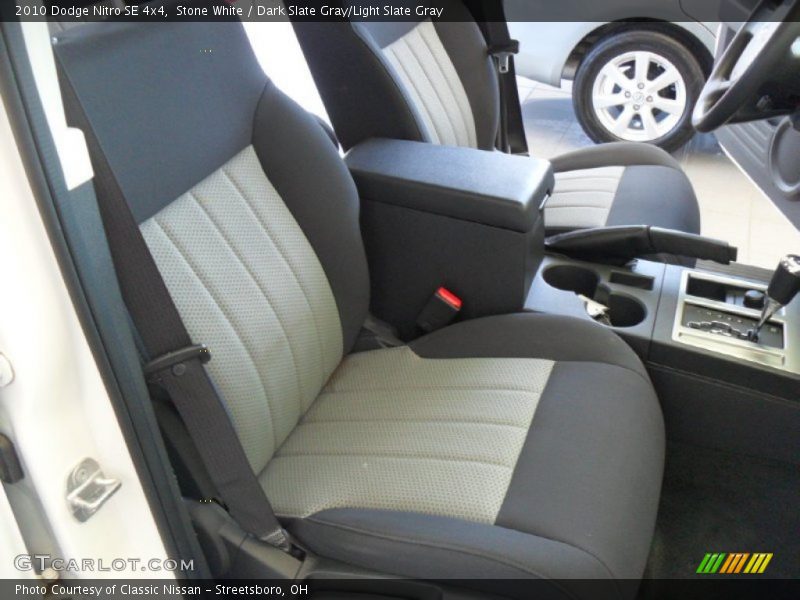 Stone White / Dark Slate Gray/Light Slate Gray 2010 Dodge Nitro SE 4x4