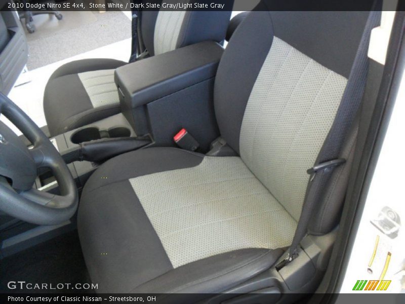 Stone White / Dark Slate Gray/Light Slate Gray 2010 Dodge Nitro SE 4x4