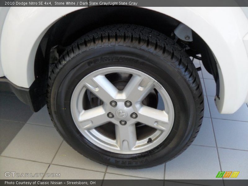 Stone White / Dark Slate Gray/Light Slate Gray 2010 Dodge Nitro SE 4x4