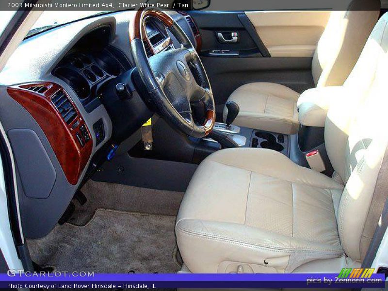 Glacier White Pearl / Tan 2003 Mitsubishi Montero Limited 4x4