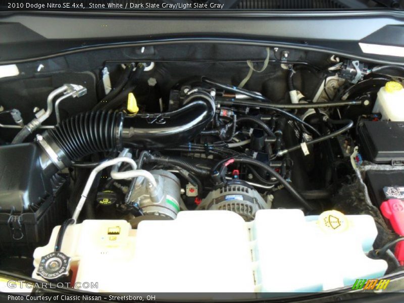 Stone White / Dark Slate Gray/Light Slate Gray 2010 Dodge Nitro SE 4x4