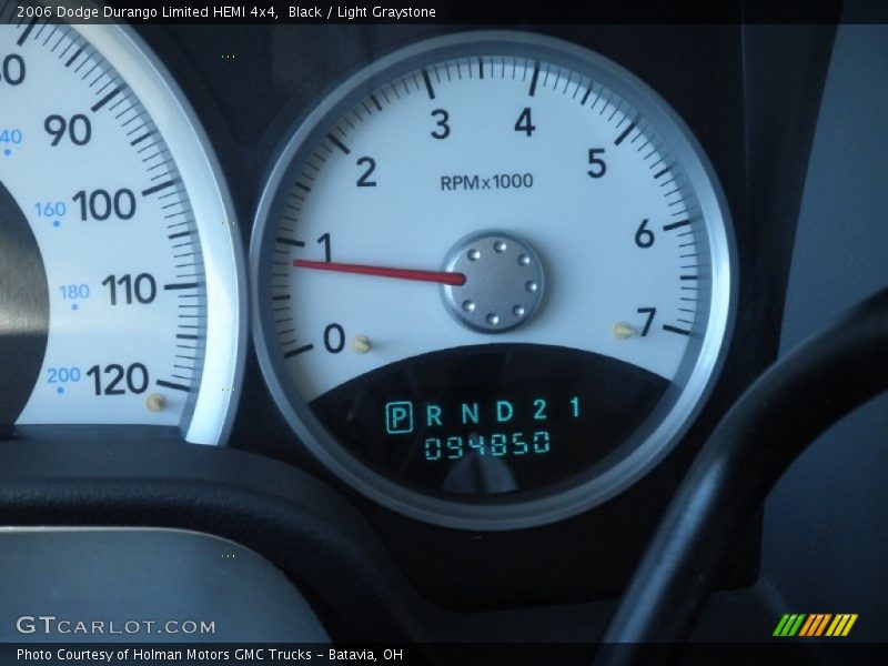Black / Light Graystone 2006 Dodge Durango Limited HEMI 4x4