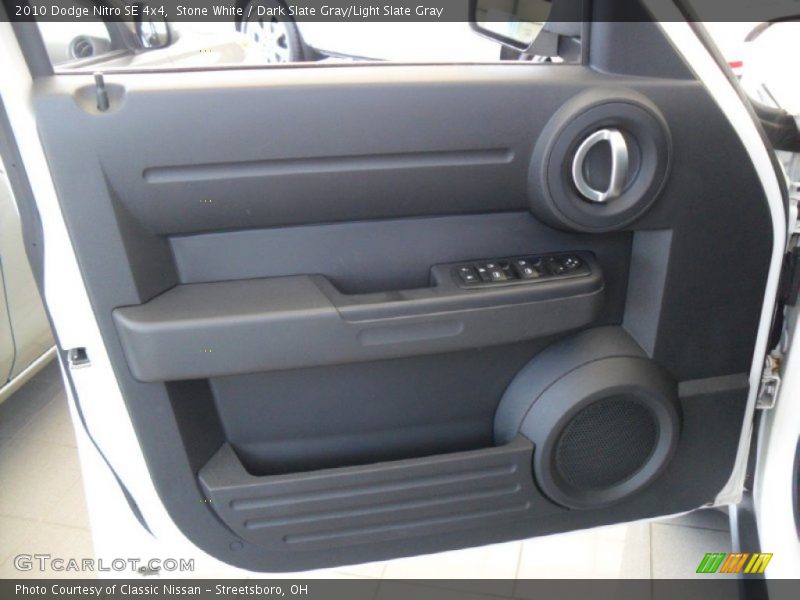 Stone White / Dark Slate Gray/Light Slate Gray 2010 Dodge Nitro SE 4x4
