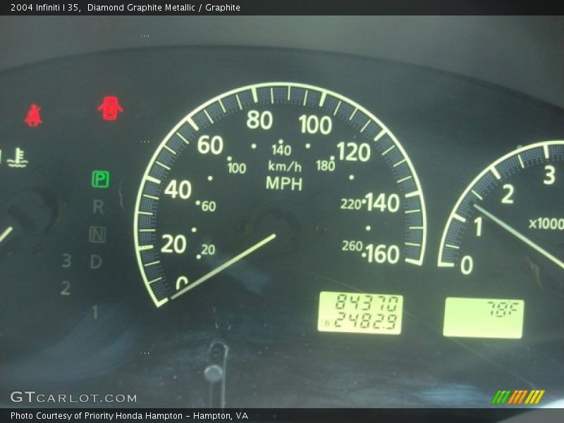 Diamond Graphite Metallic / Graphite 2004 Infiniti I 35