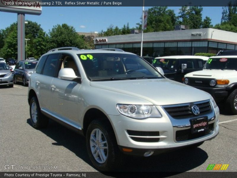Reflex Silver Metallic / Pure Beige 2009 Volkswagen Touareg 2 TDI