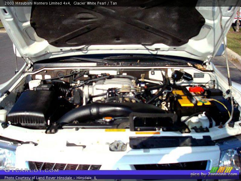 Glacier White Pearl / Tan 2003 Mitsubishi Montero Limited 4x4