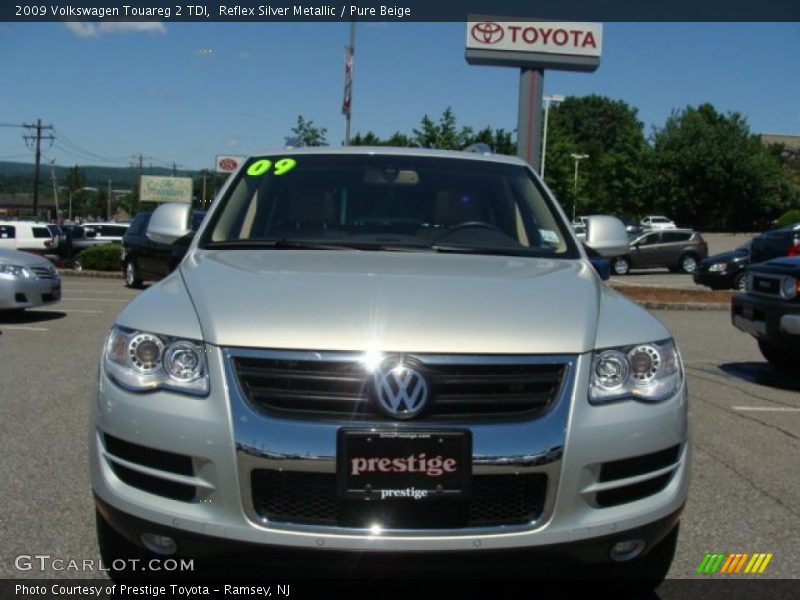 Reflex Silver Metallic / Pure Beige 2009 Volkswagen Touareg 2 TDI