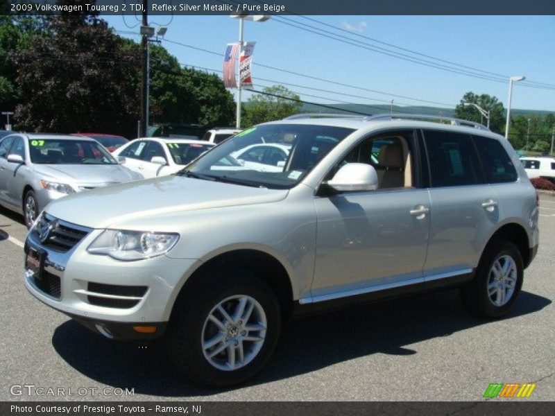 Reflex Silver Metallic / Pure Beige 2009 Volkswagen Touareg 2 TDI