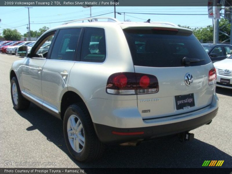 Reflex Silver Metallic / Pure Beige 2009 Volkswagen Touareg 2 TDI