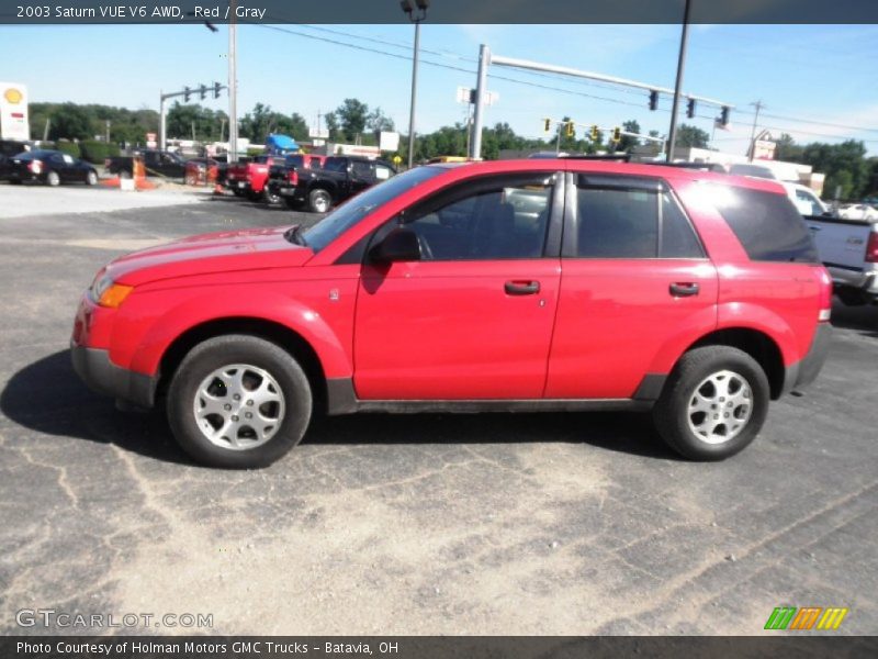Red / Gray 2003 Saturn VUE V6 AWD