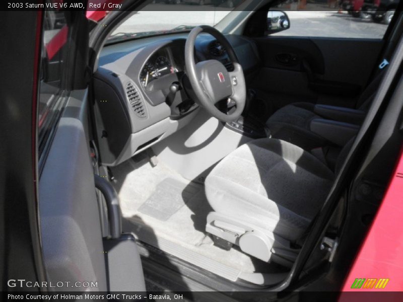 Red / Gray 2003 Saturn VUE V6 AWD