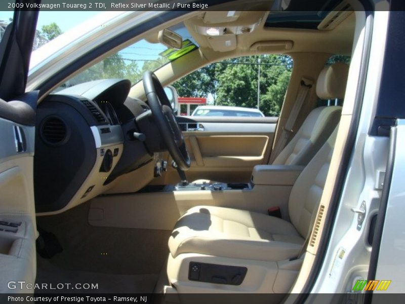 Reflex Silver Metallic / Pure Beige 2009 Volkswagen Touareg 2 TDI