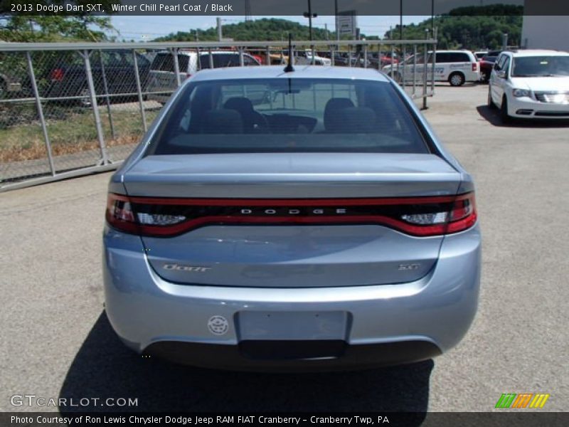 Winter Chill Pearl Coat / Black 2013 Dodge Dart SXT