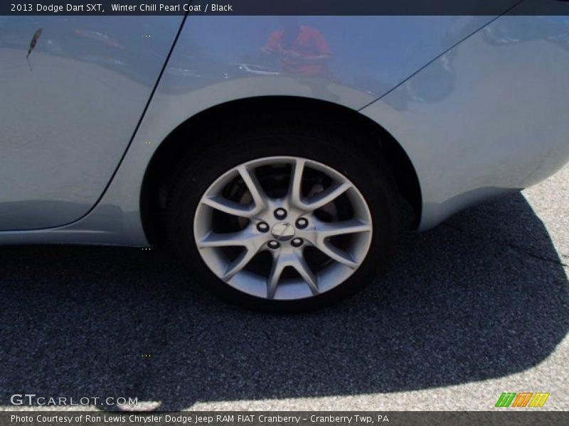 Winter Chill Pearl Coat / Black 2013 Dodge Dart SXT