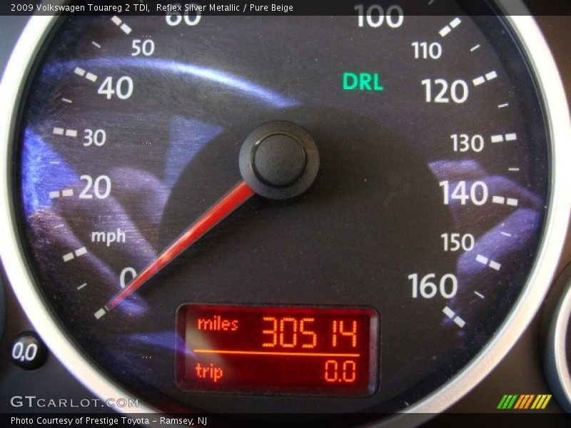 Reflex Silver Metallic / Pure Beige 2009 Volkswagen Touareg 2 TDI