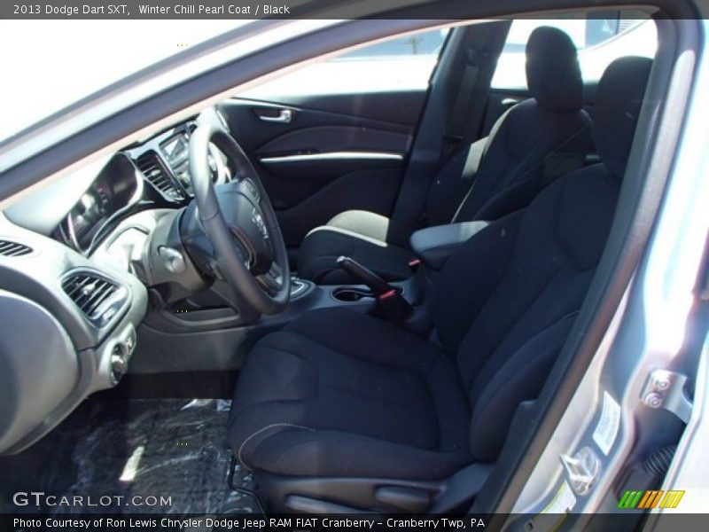 Winter Chill Pearl Coat / Black 2013 Dodge Dart SXT