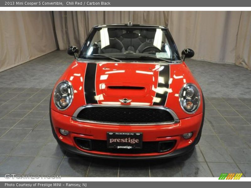Chili Red / Carbon Black 2013 Mini Cooper S Convertible