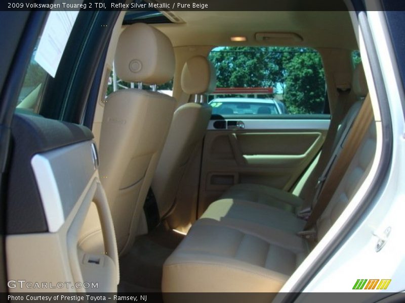 Reflex Silver Metallic / Pure Beige 2009 Volkswagen Touareg 2 TDI