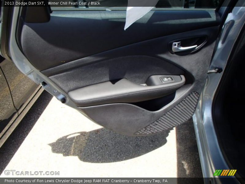 Winter Chill Pearl Coat / Black 2013 Dodge Dart SXT