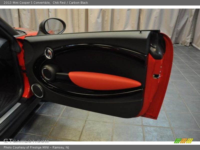 Chili Red / Carbon Black 2013 Mini Cooper S Convertible