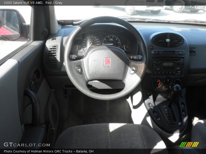 Red / Gray 2003 Saturn VUE V6 AWD