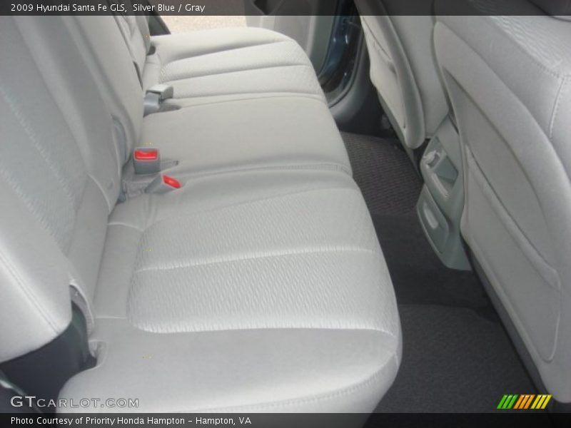 Silver Blue / Gray 2009 Hyundai Santa Fe GLS